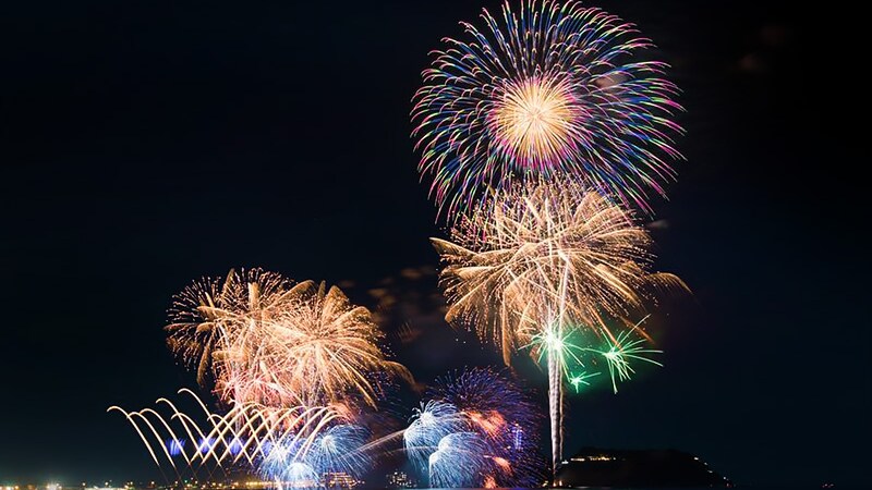 江ノ島 花火 2017